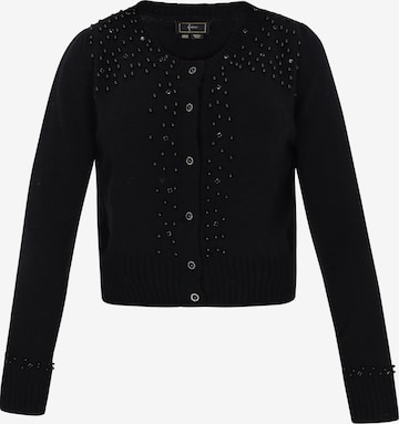 faina Cardigan i sort: forside