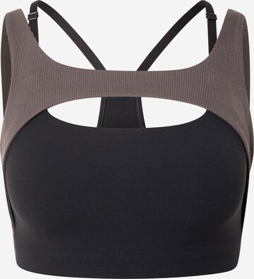 NIKE Bustier Sport-BH in Schwarz: predná strana