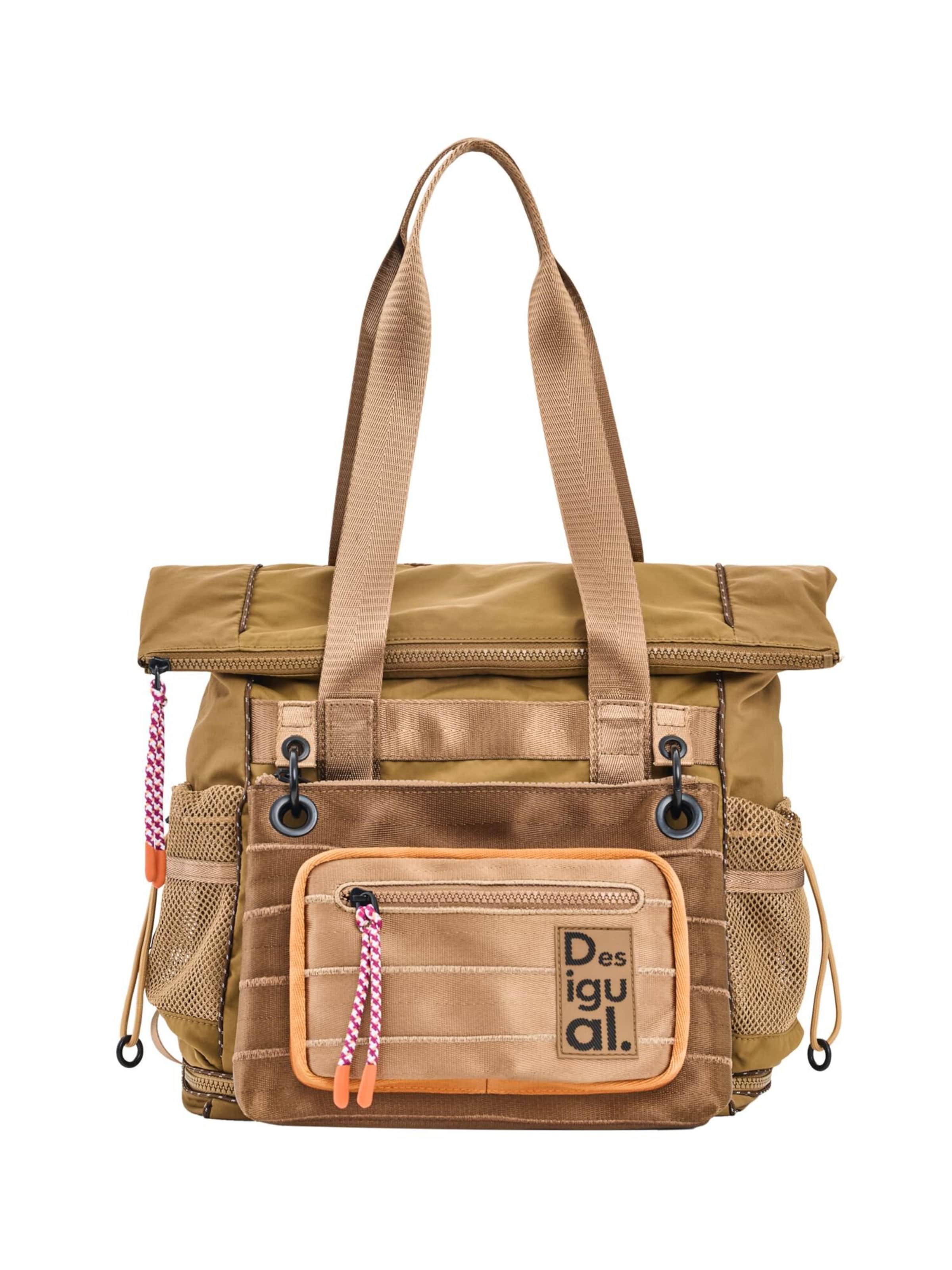 Desigual Rucksack in Braun: Vorderseite