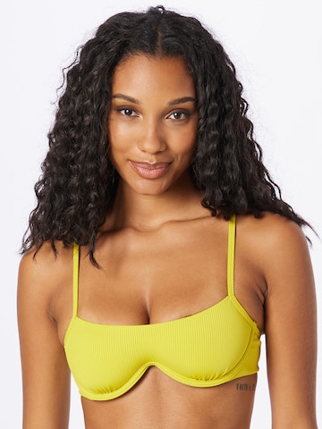 Hunkemöller - Balconet Top de bikini 'Bahamas' en verde: frente