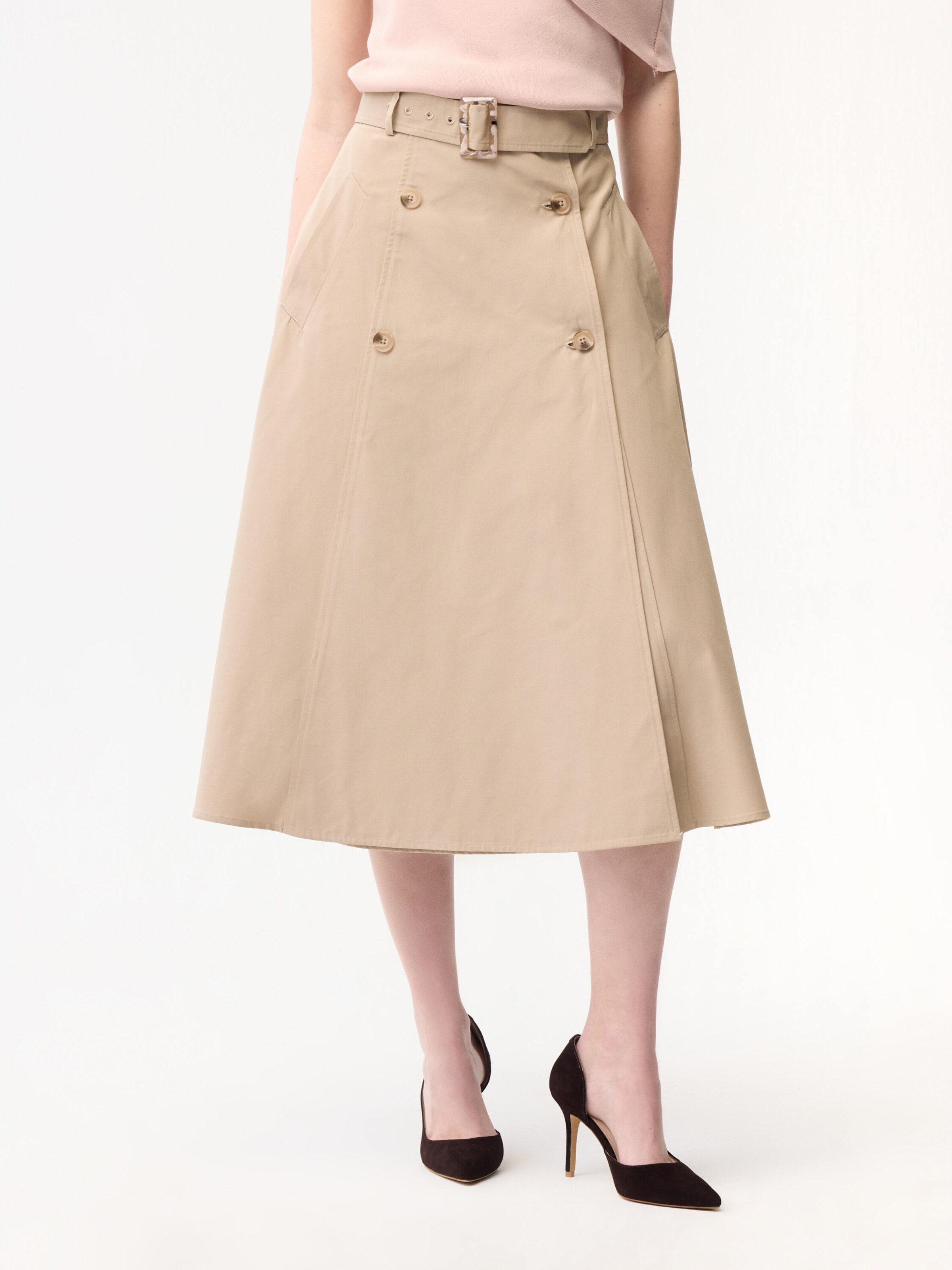adl Rok in Beige: voorkant