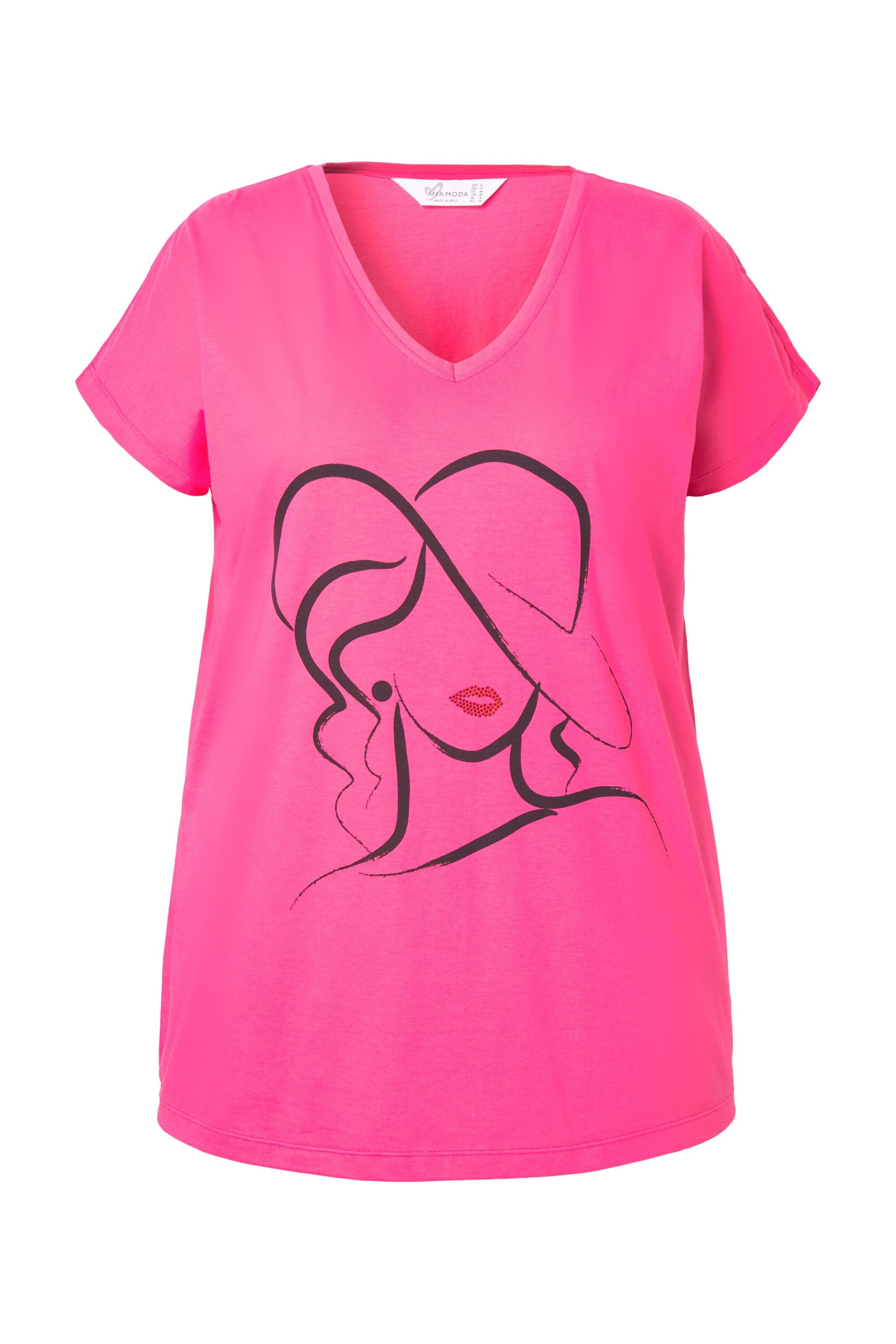 MIAMODA Shirt in Roze: voorkant