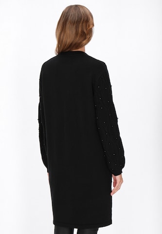 faina Gebreid vest in Zwart