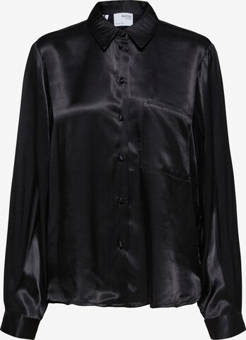 Selected Femme Tall - Blusa en negro: frente