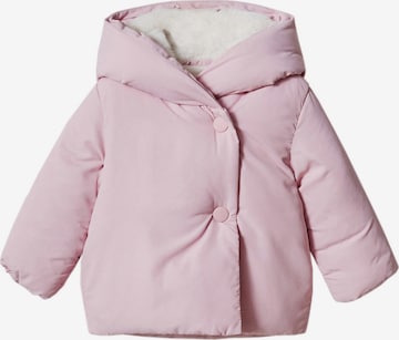 MANGO KIDS Winter Jacket 'COPO 5' in Pink: front