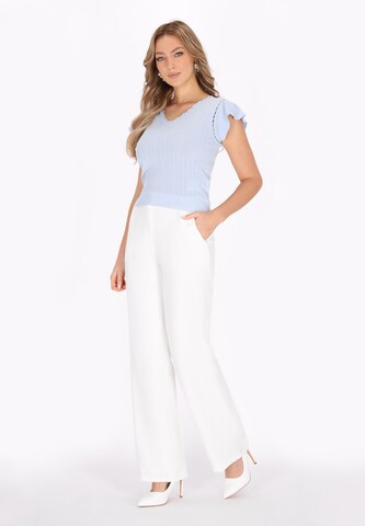 faina - Top en azul