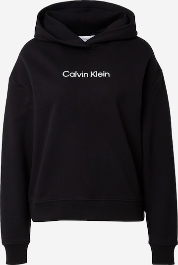 Calvin Klein Sweat-shirt 'HERO' en noir / blanc, Vue avec produit