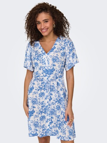 Robe-chemise 'ONLEvida' ONLY en blanc : devant