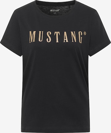 MUSTANG T-Shirt in Schwarz: predná strana