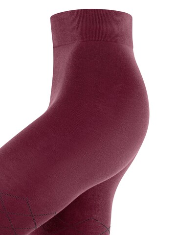 BURLINGTON Tights 'Argyle Affair' in Red