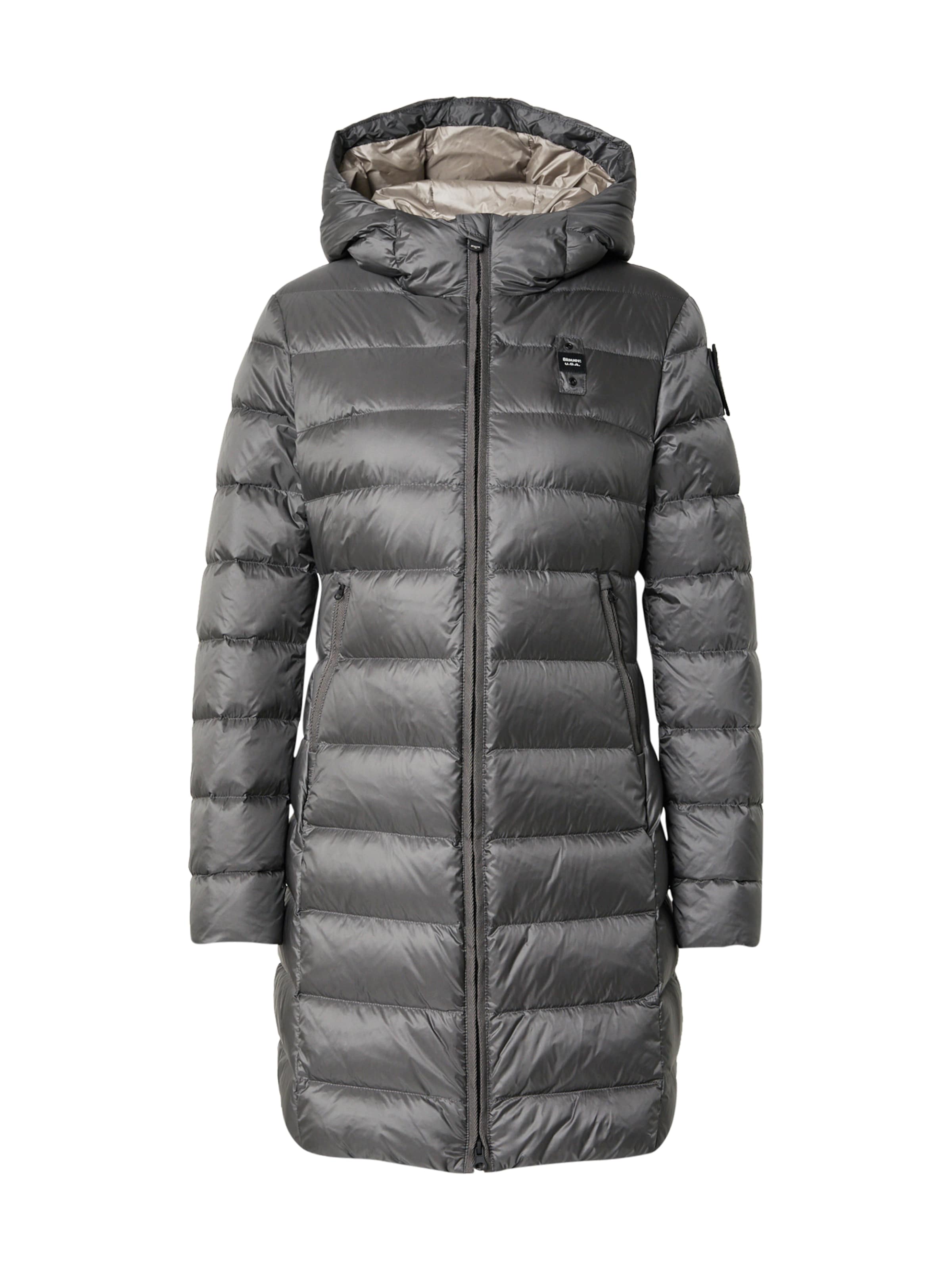 pilka Blauer.USA Žieminis paltas: priekis