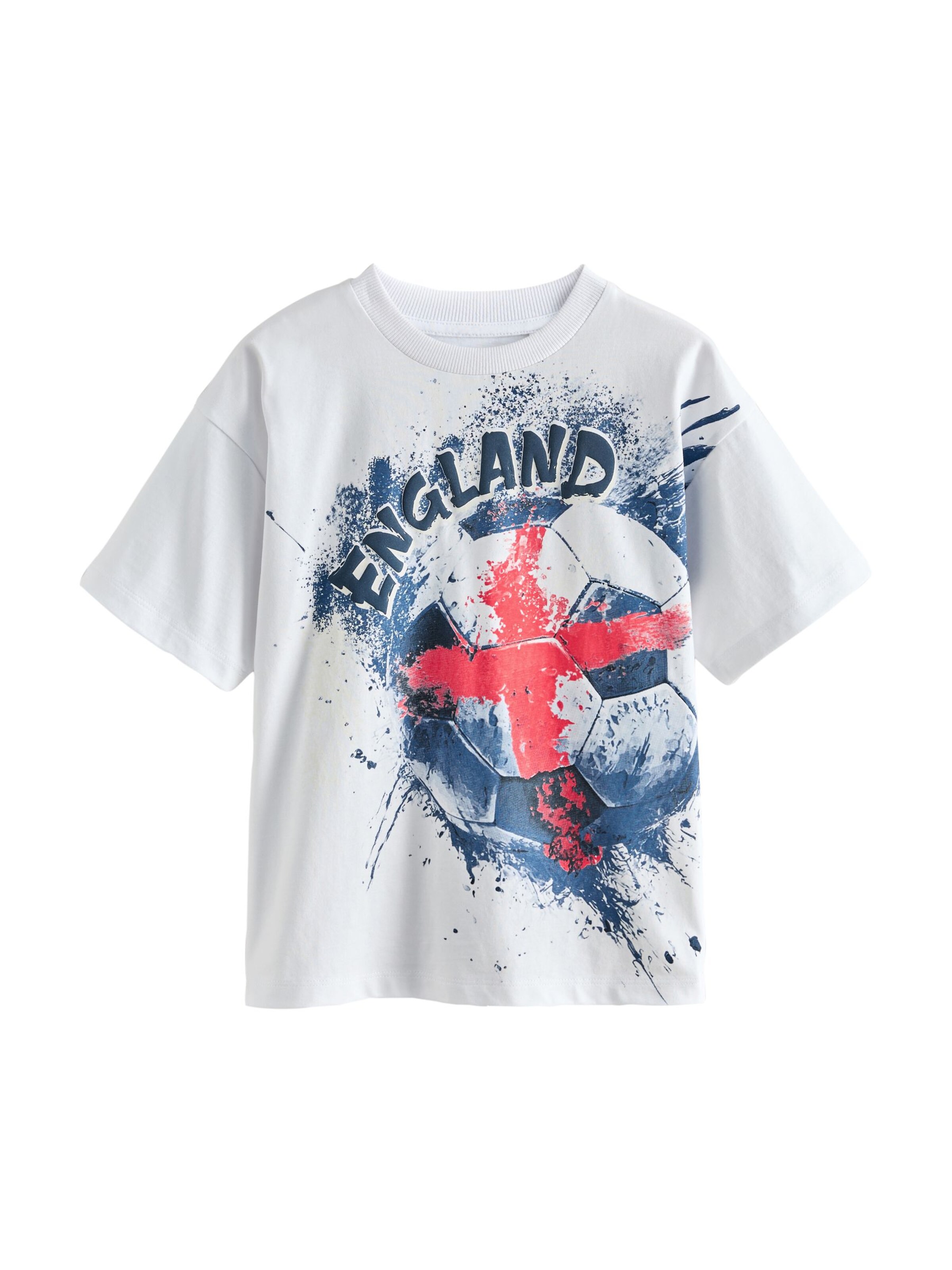 T-Shirt Next en blanc : devant