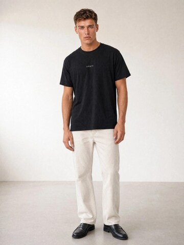 melns ARMIE T-Krekls 'The Alex Logo T-shirt - Black'