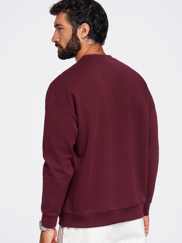 Ombre Sweatshirt i röd