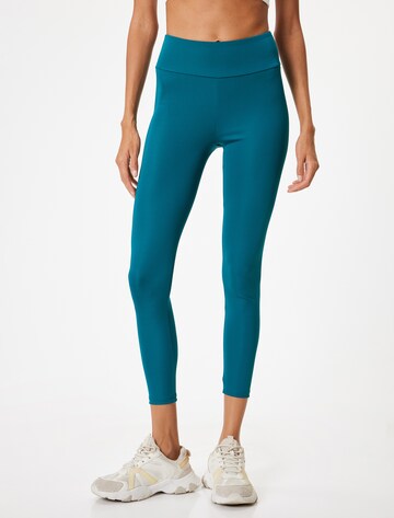 Koton Skinny Leggings in Green: front