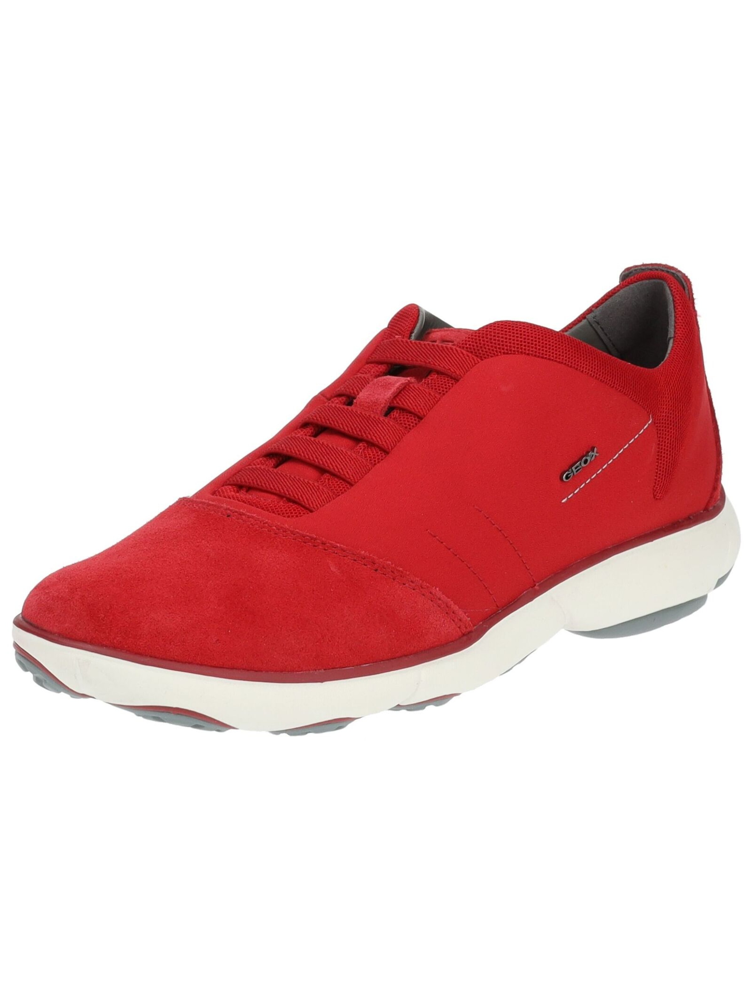 GEOX Platform trainers in Red: front
