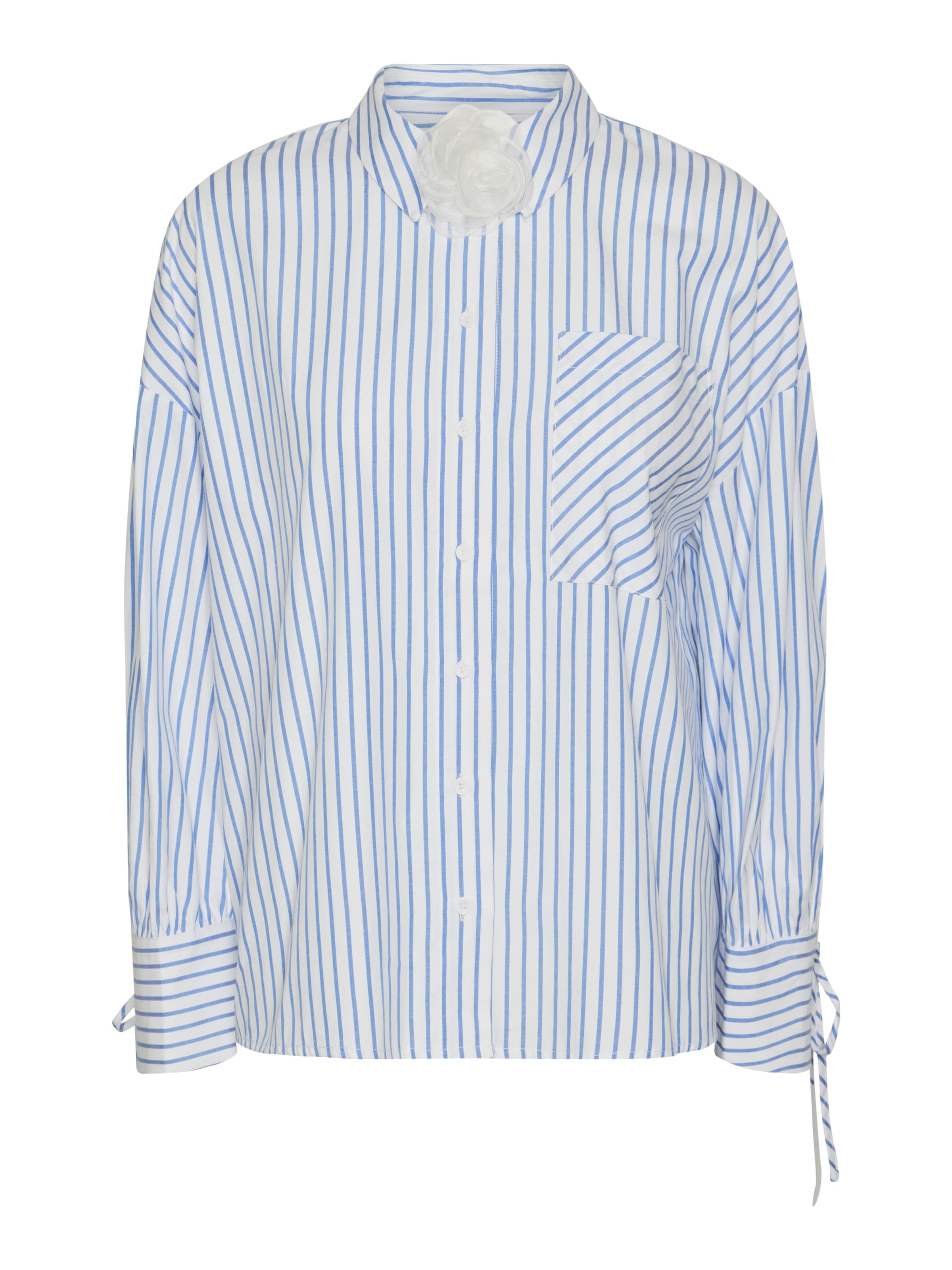 PIECES Bluse 'SADIE' i hvid: forside