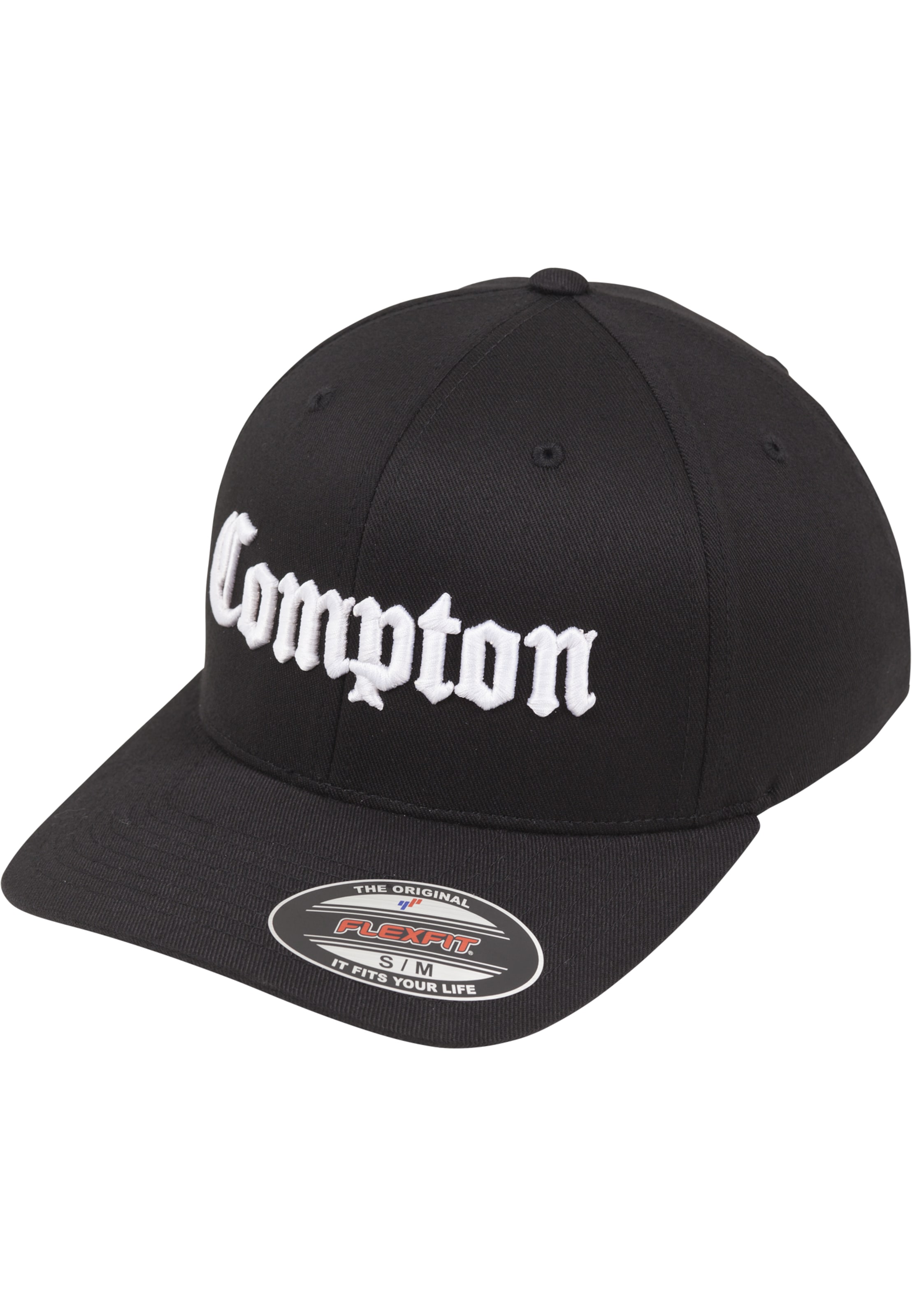 Mister Tee Cap 'Compton' in Black: front