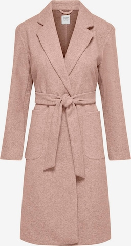 Manteau mi-saison 'ONLTRILLION' ONLY en rose : devant