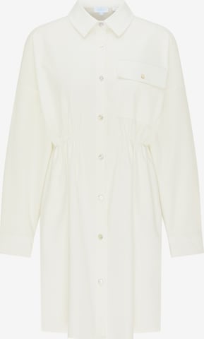 Robe-chemise usha BLUE LABEL en blanc : devant