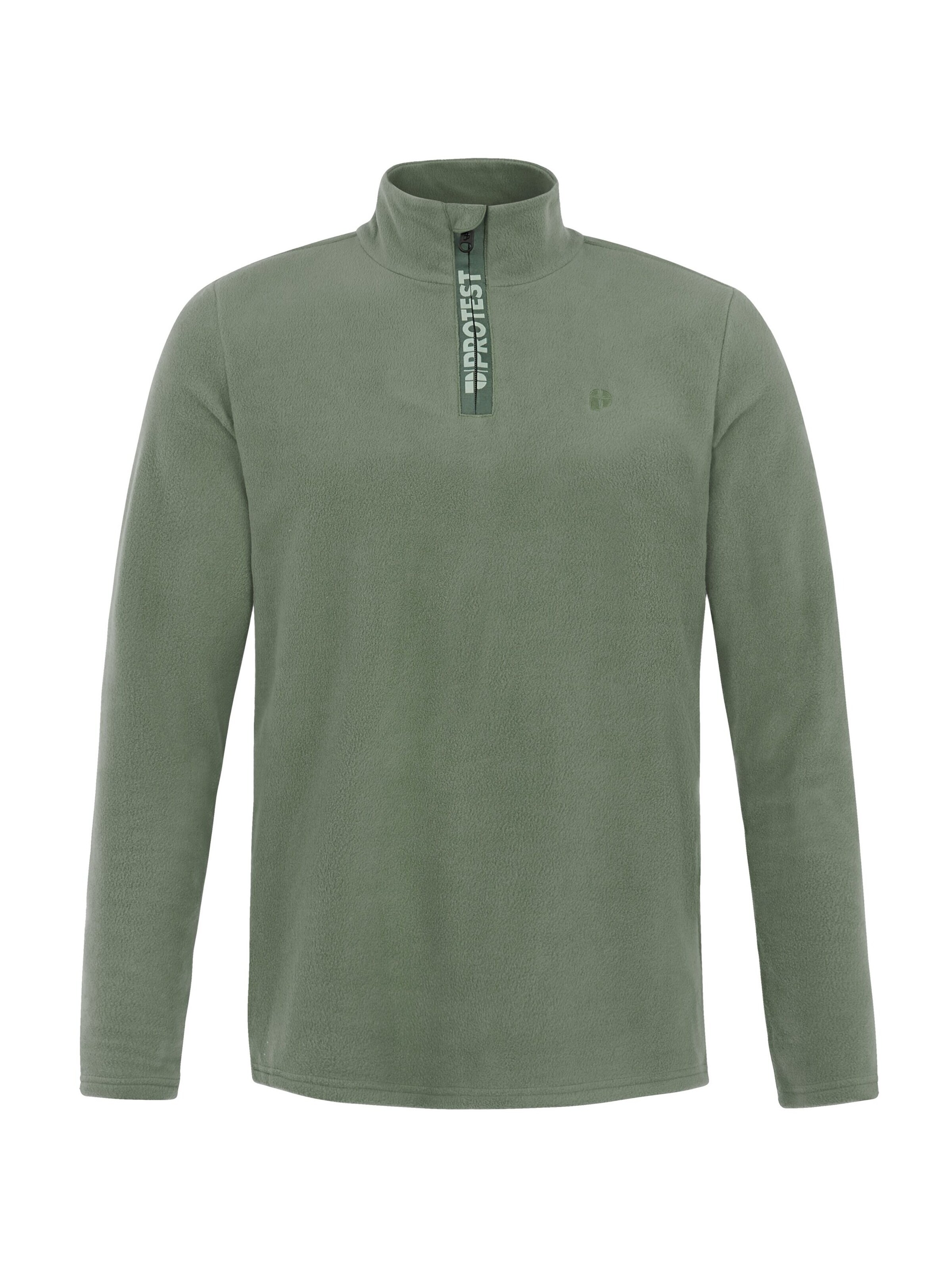 PROTEST Sportsweatshirt 'PRTReperfecto' in Groen: voorkant
