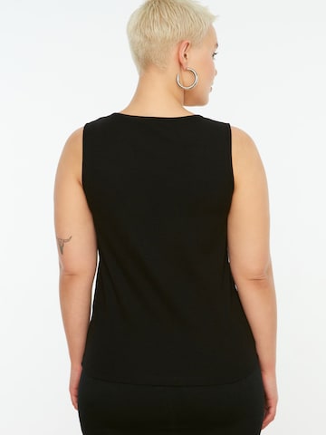 Trendyol Curve - Camiseta para dormir en negro