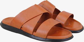 Desa - Zapatillas de casa 'Hausschuhe' en marrón: frente