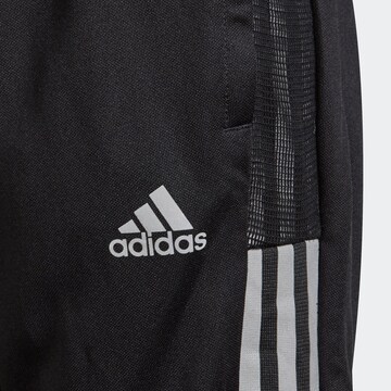 ADIDAS PERFORMANCE Tapered Workout Pants in Black