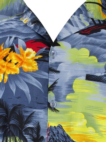 King Kameha Shirt 'Surf' in Grijs