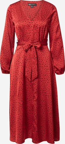 Mela London Košilové šaty – červená: přední strana
