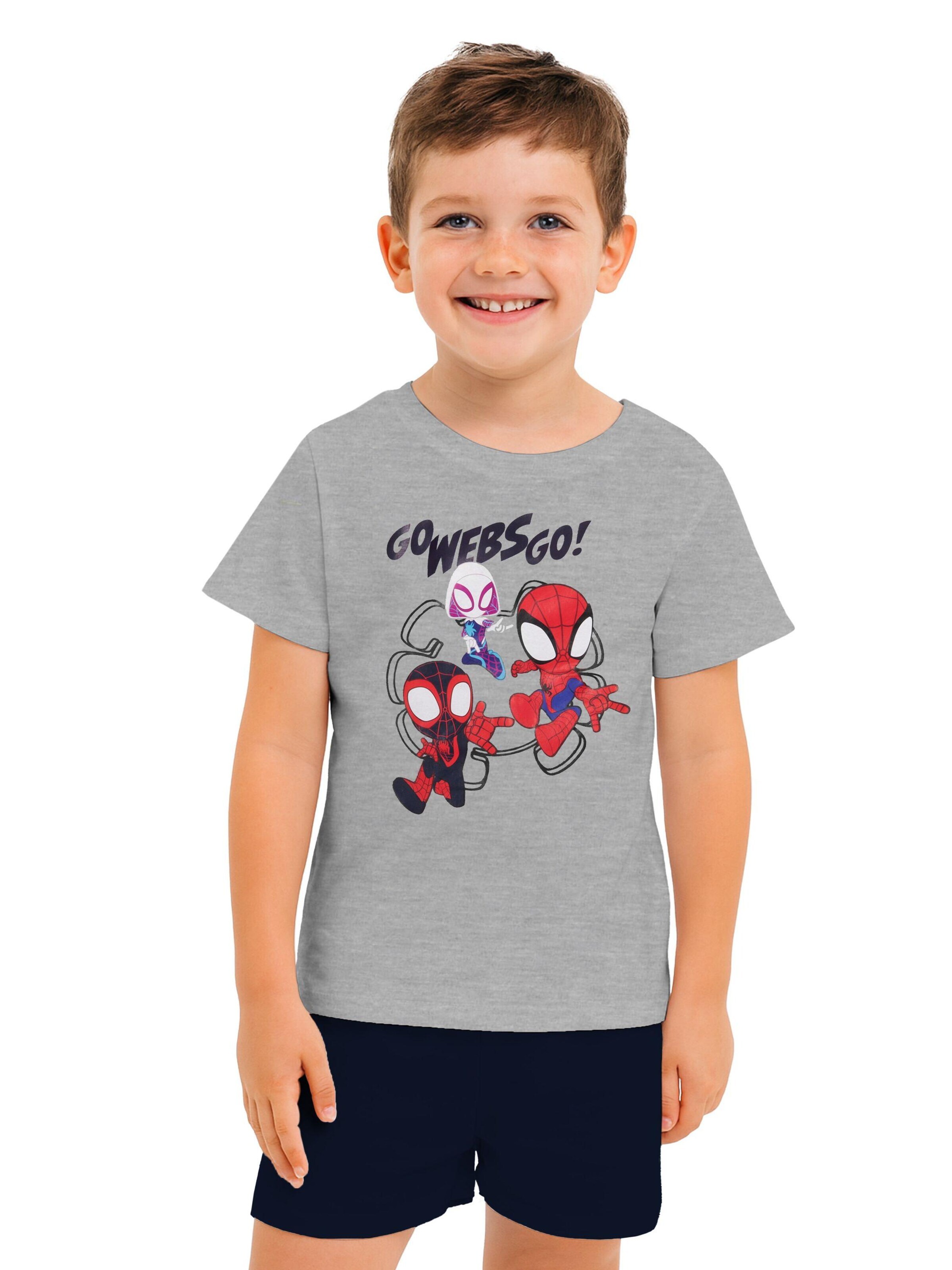 SPIDERMAN Pajamas 'Marvel' in Mixed colors: front