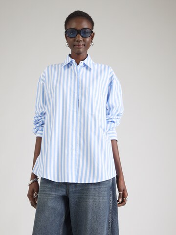 HUGO Blouse 'Elisana_B' in Blauw: voorkant