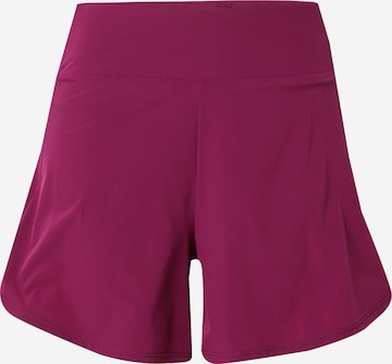 NIKE Normální Sportovní kalhoty 'BLISS' – červená: přední strana