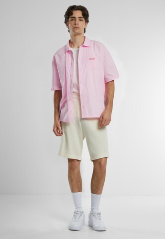 Fit confort Chemise 'Ciao Amore' Prohibited en rose