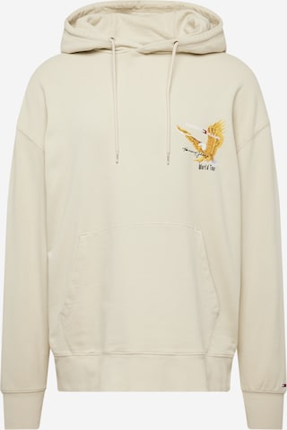 Tommy Jeans Sweatshirt 'Eagle' in Beige: predná strana