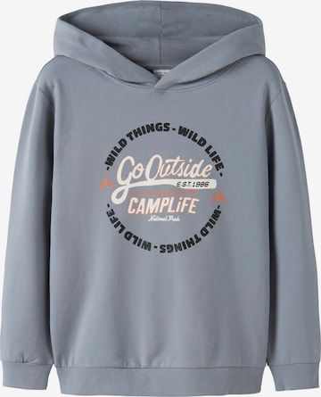 NAME IT Sweatshirt in Grijs: voorkant