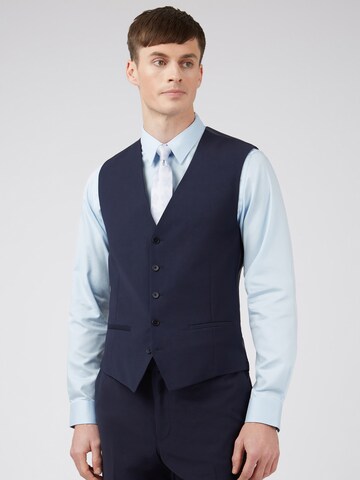 Gilet de costume Ted Baker en bleu : devant