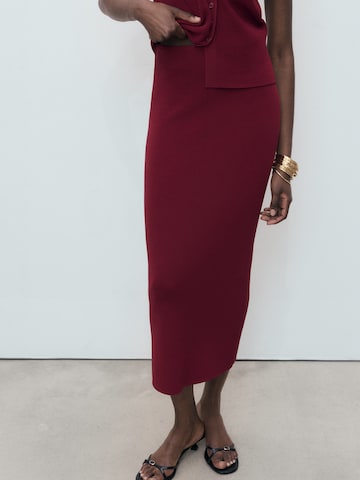 MANGO Skirt 'SESETA' in Red: front