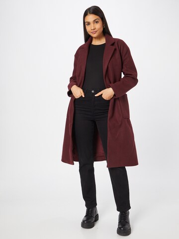 Gina Tricot Between-Seasons Coat 'Irma' in Red