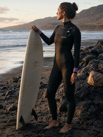 WALLIEN Wetsuit 'High Performance Yulex (4/3)' in Black
