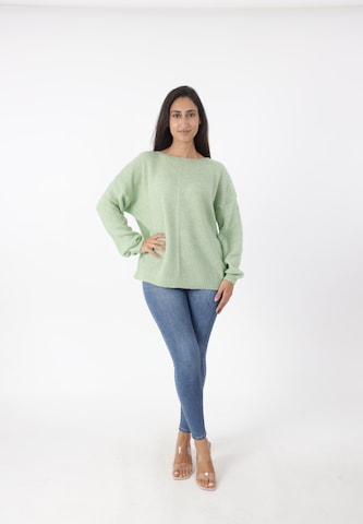 Elara Pullover i grøn: forside