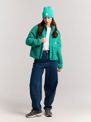 PROTEST Fleece jas 'PRTLUX' in Groen