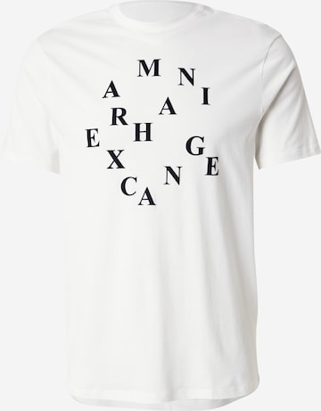 ARMANI EXCHANGE T-Shirt in Weiß: Vorderseite