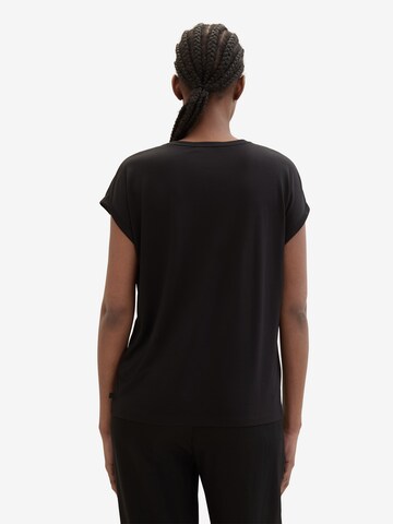 T-shirt TOM TAILOR DENIM en noir