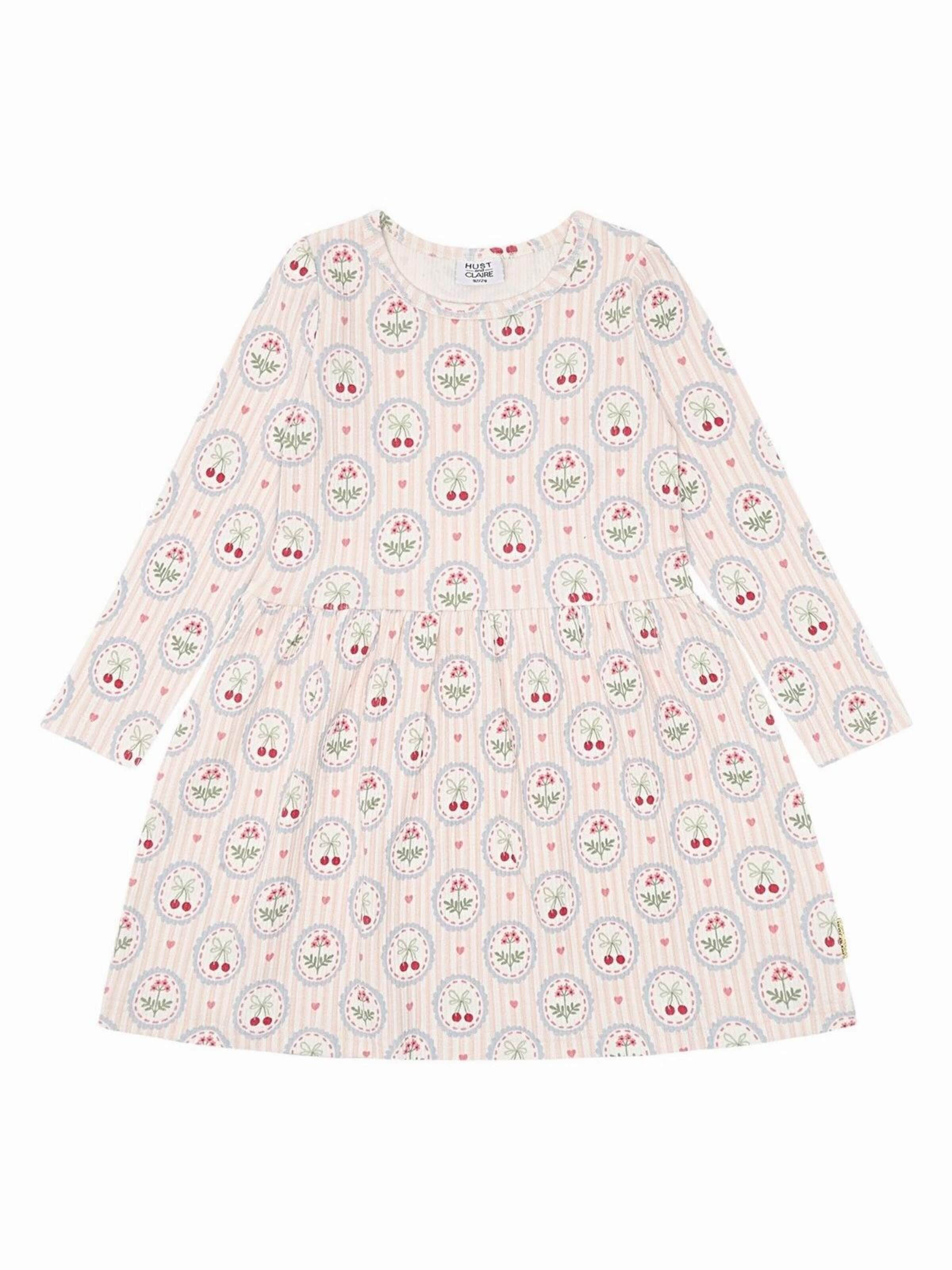 Hust & Claire Dress in Beige: front