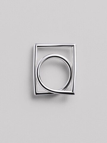 Bague 'FRAME' REYTEL en argent : devant