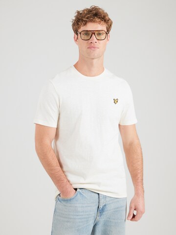 Lyle & Scott Shirt 'Fine Slub' in Beige: front