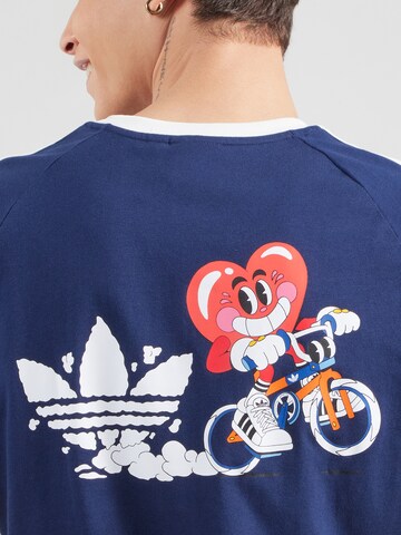 T-Shirt 'Q2 MBN Cali' ADIDAS ORIGINALS en bleu