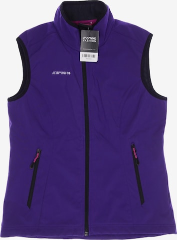 ICEPEAK Vest in M in Purple: front