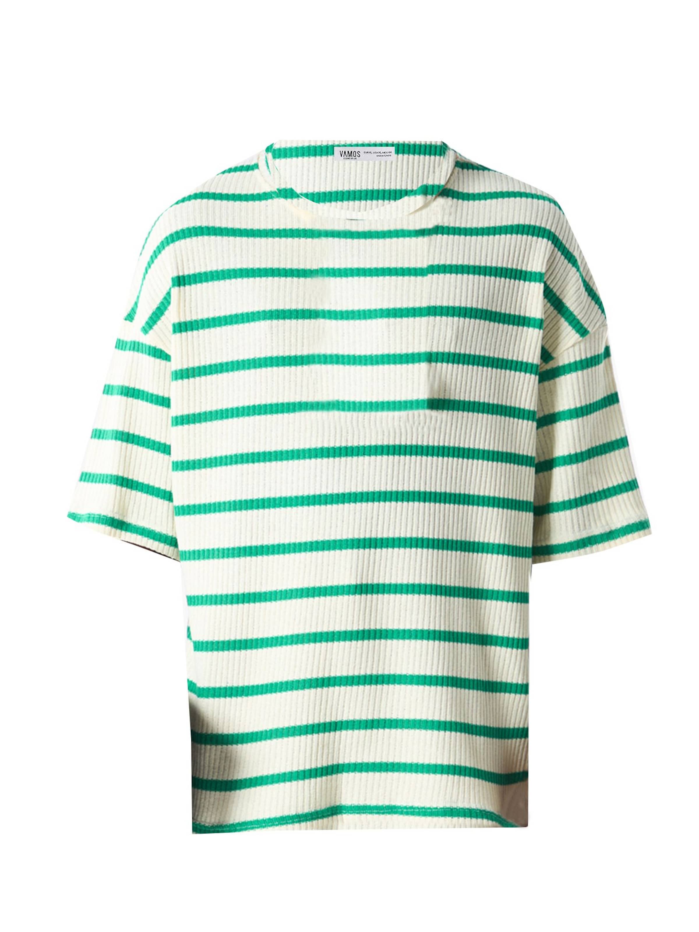 VAMOS CLO Tričko – bílá: přední strana